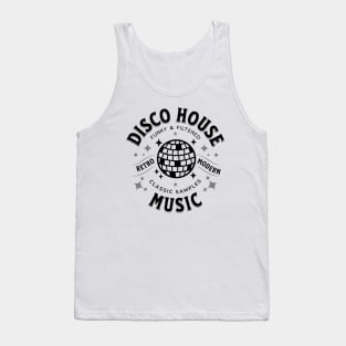 DISCO HOUSE  - Retro Modern Disco Ball (black/grey) Tank Top